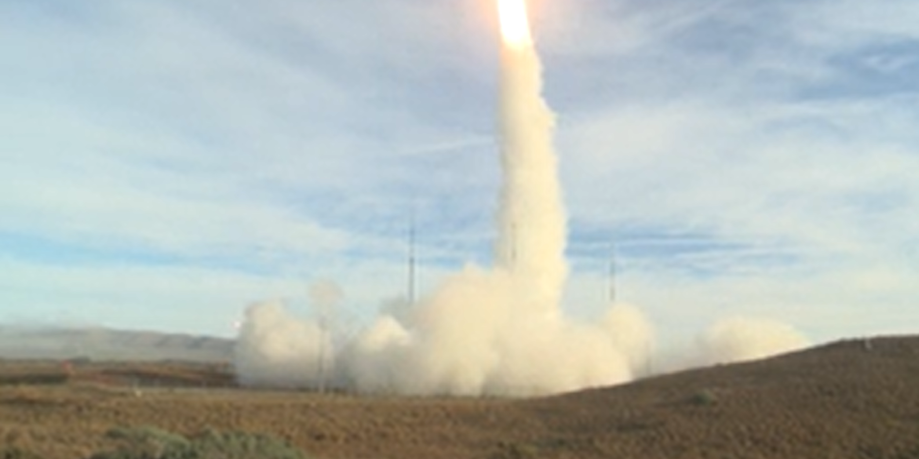 DoD Test Fires Previously-Banned Ballistic Missile