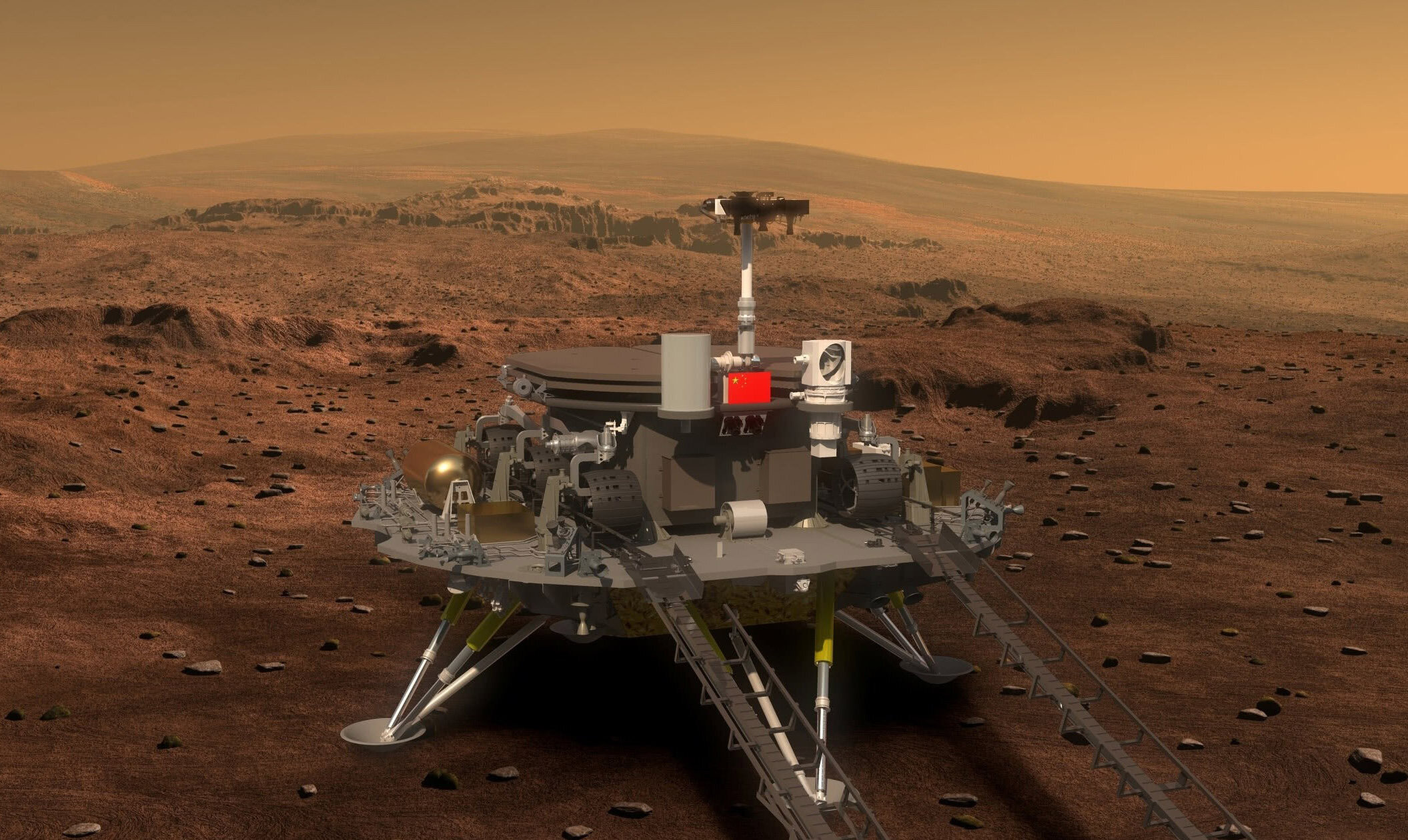 China Becomes 2nd Nation to Operate on Mars Promising More Eyes and More Discoveries