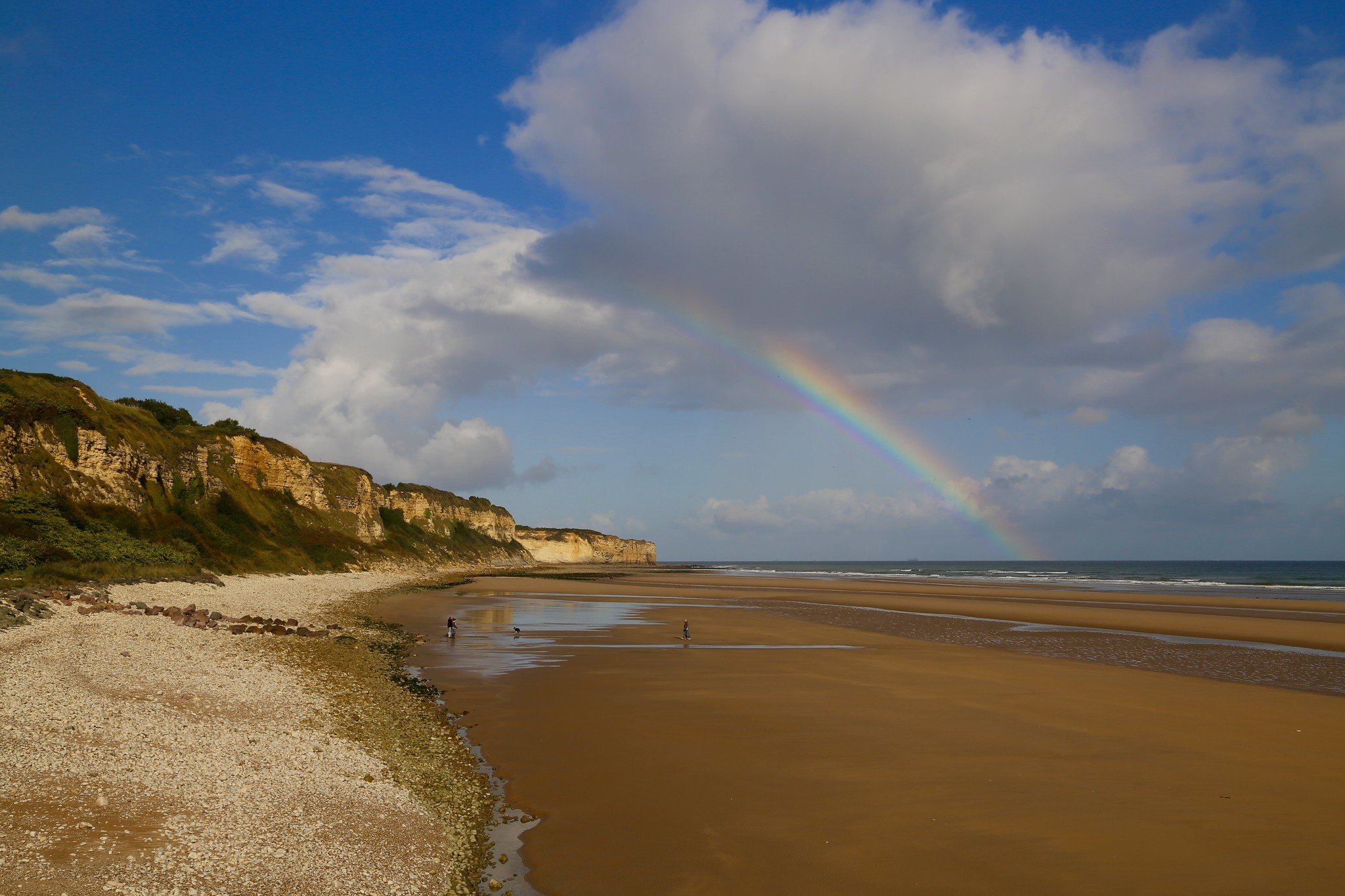 Military Hardware from D-Day Litters the French Normandy Coast Road all the Way to Omaha